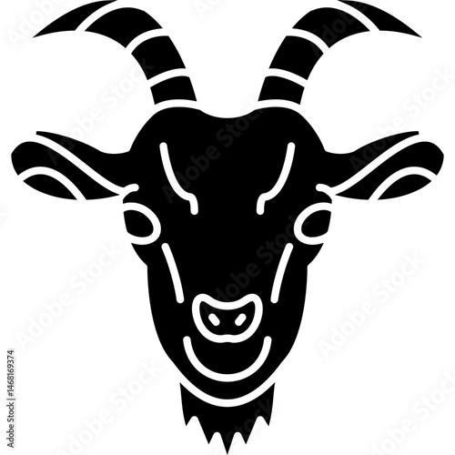Goat Face Icon