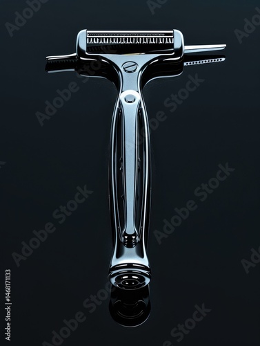 silhouette background hair cutting tool scissor barbershop equipment simple vintage Generate AI