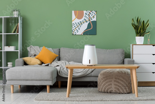 Interior of living room wit...