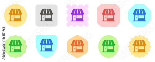Editable store, restaurant, cafe building vector icon. Part of a big icon set family. Perfect for web and app interfaces, presentations, infographics, etc