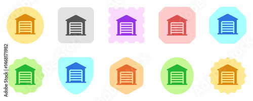 Editable garage, warehouse vector icon. Part of a big icon set family. Perfect for web and app interfaces, presentations, infographics, etc