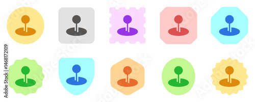 Editable location point vector icon. Map, location, navigation. Part of a big icon set family. Perfect for web and app interfaces, presentations, infographics, etc