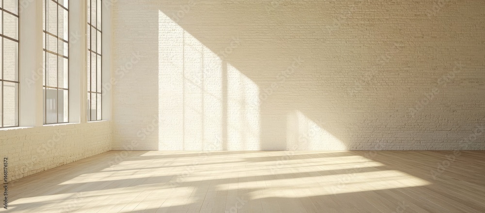 Obraz premium Sunlit Empty Room