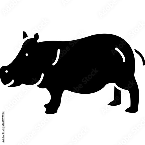 Hippopotamus Icon