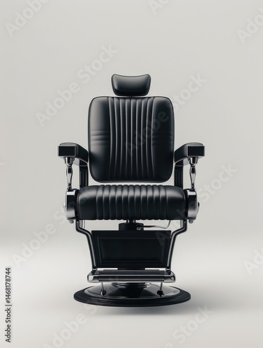 barbershop barber chair equipment background with modern and classic concept Generate AI