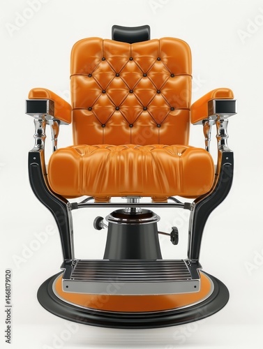 barbershop barber chair equipment background with modern and classic concept Generate AI