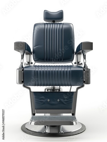 barbershop barber chair equipment background with modern and classic concept Generate AI
