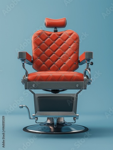 barbershop barber chair equipment background with modern and classic concept Generate AI