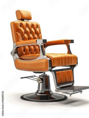 barbershop barber chair equipment background with modern and classic concept Generate AI