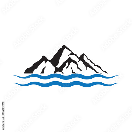 Mountain Illustration Icon