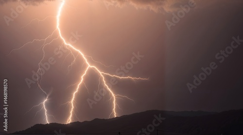 lightning in the night