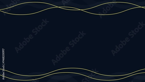 ark blue background with gold line