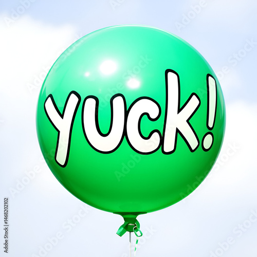 yuck - disgust, unpleasantness, gross slang speech balloon