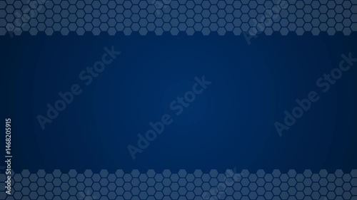 Abstract blue with hexagonal shape
