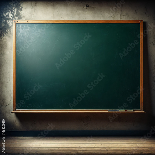 Empty Schoolboard with Dramatic Texture photo