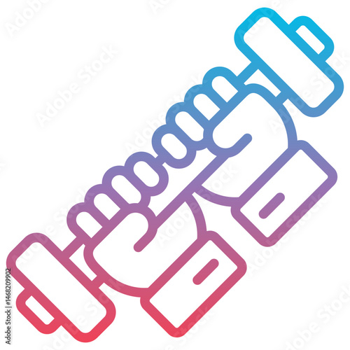 Dumbbell Grip Icon