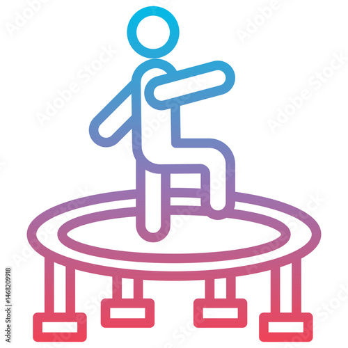 Trampoline Workout Icon