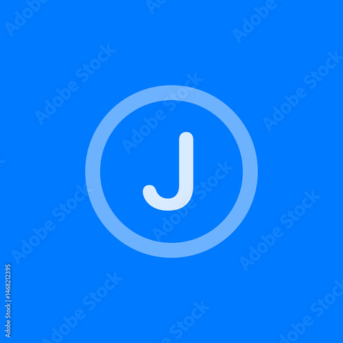 Letter J Circle