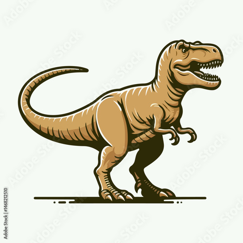 tyrannosaurus vector illustration