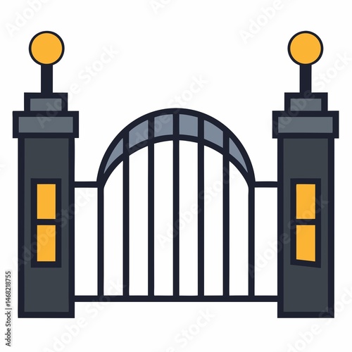 Light Gate White Background