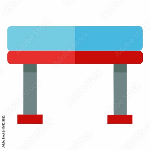 Optical Bench on White Background