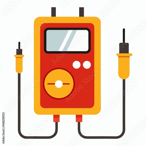 Multimeter on White Background