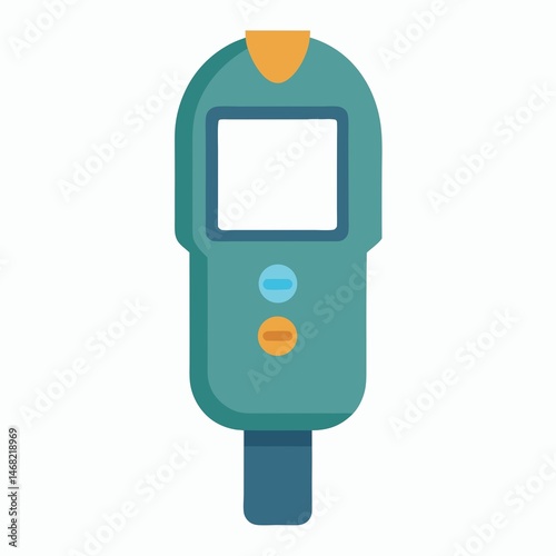 Photometer on White Background photo