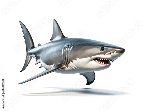 Great White Shark Underwater Predator