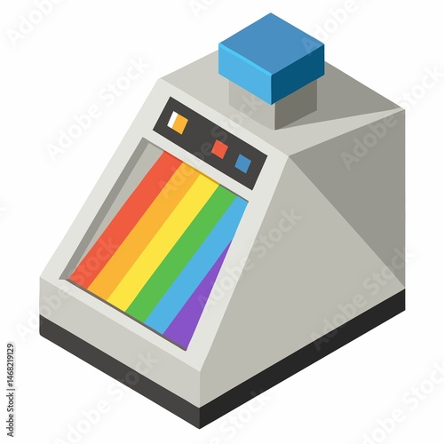 Spectrometer on White Background