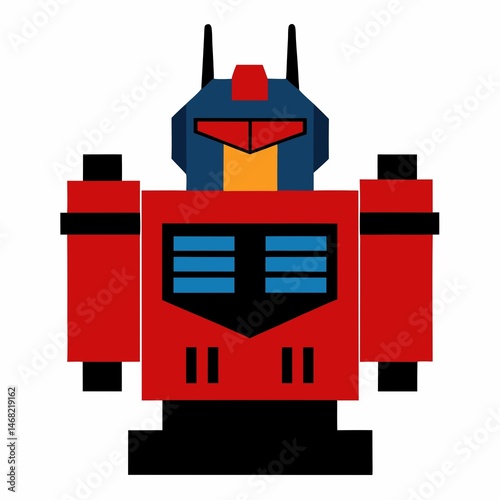 Transformer on White Background