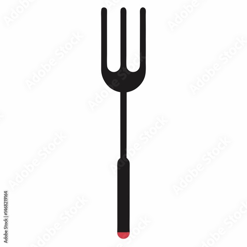 Tuning Fork on White Background