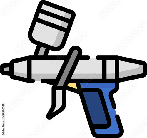 airbrush illustration on a white background    