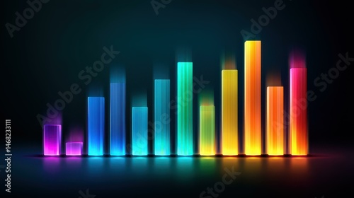 Explore vibrant bar charts that detail data analysis for business growth and key financial metrics to drive success.