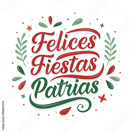 Celebrate Felices Fiestas Patrias with Colorful Design