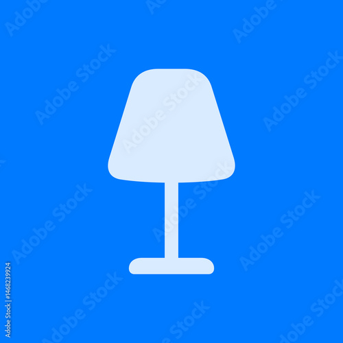 Filled Floor Lamp Icon
