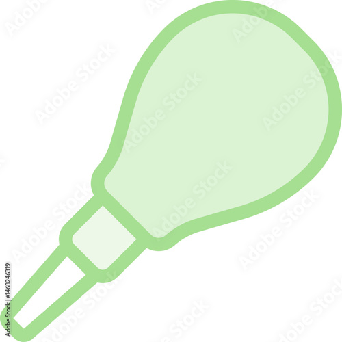 nasal aspirator illustration on a white background     