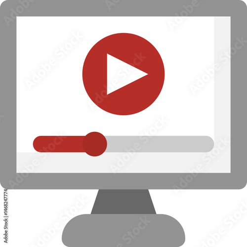online learning illustration on a white background     