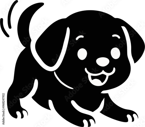 vector illustration of a dog