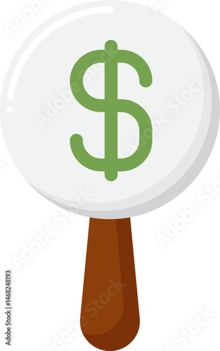 paddle illustration on a white background     