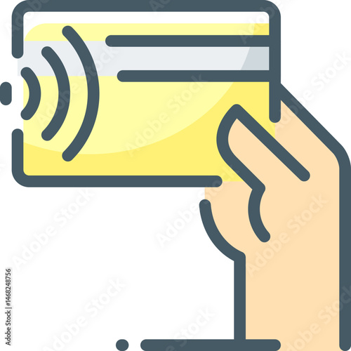 payment illustration on a white background     