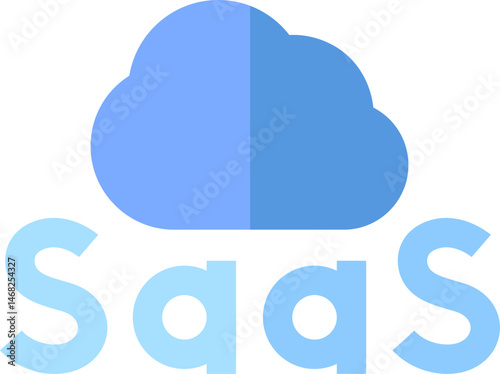 saas illustration on a white background     