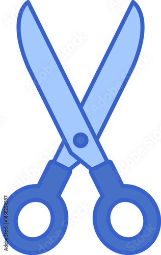 scissors (2) illustration on a white background     