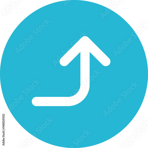 turn up illustration on a white background     