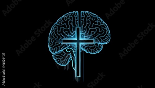 Brain and Cross Faith, Mind, and Spirituality