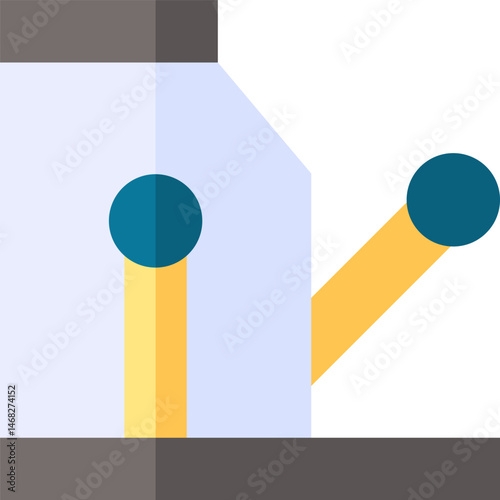 pilates chair illustration on a white background     