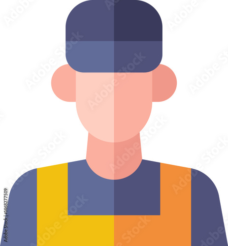 repairman illustration on a white background     