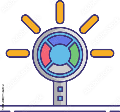 rgb illustration on a white background     