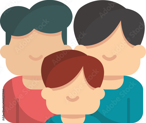 same sex marriage illustration on a white background     