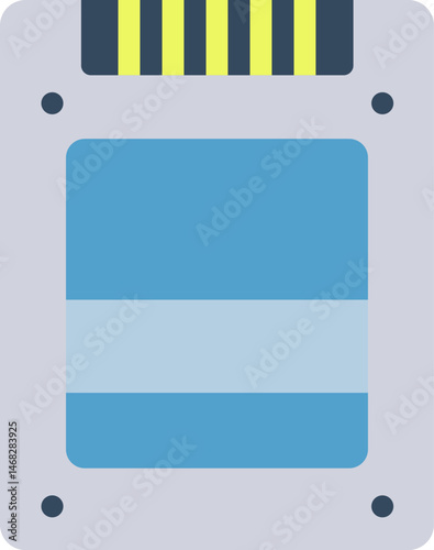 ssd illustration on a white background     