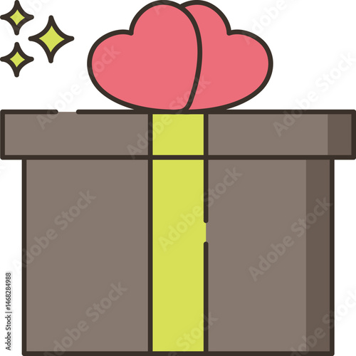 suprise illustration on a white background     